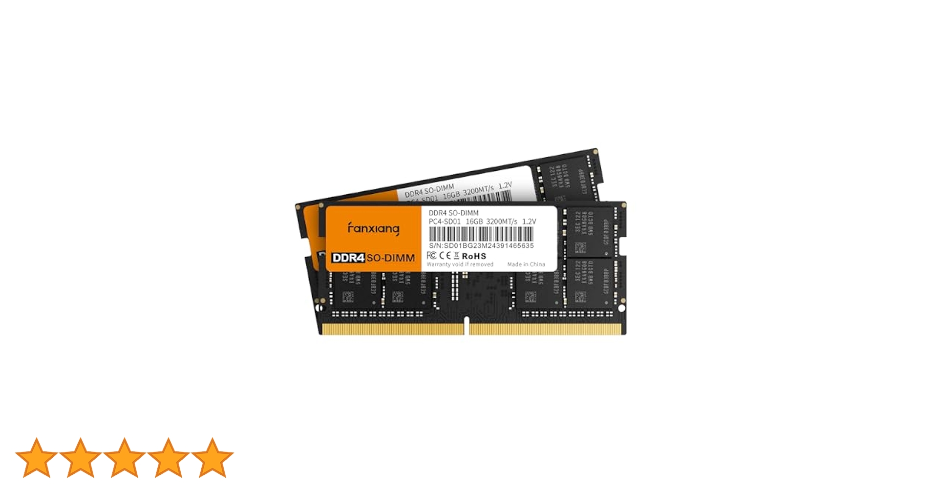 Amazon.co.jp: Fanxiang DDR4 3200Mhz 16GBx2枚(32GB) ノートPC